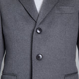 Cappotto Grigio in puro Cashmere